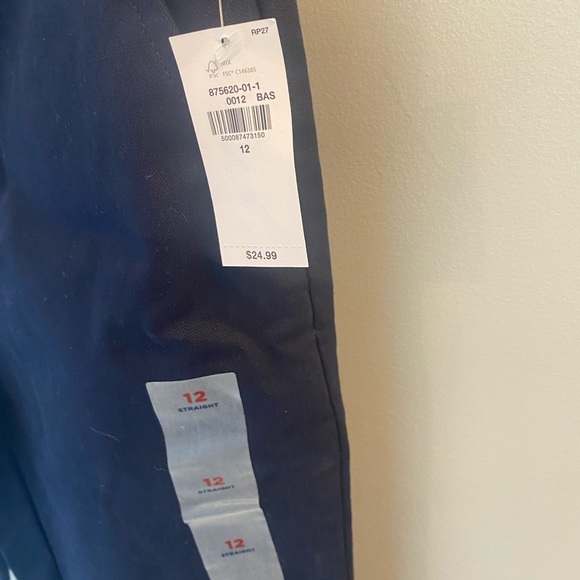 Old Navy Straight Uniform Pants for Boys / Size 12 - Picture 4 of 5
